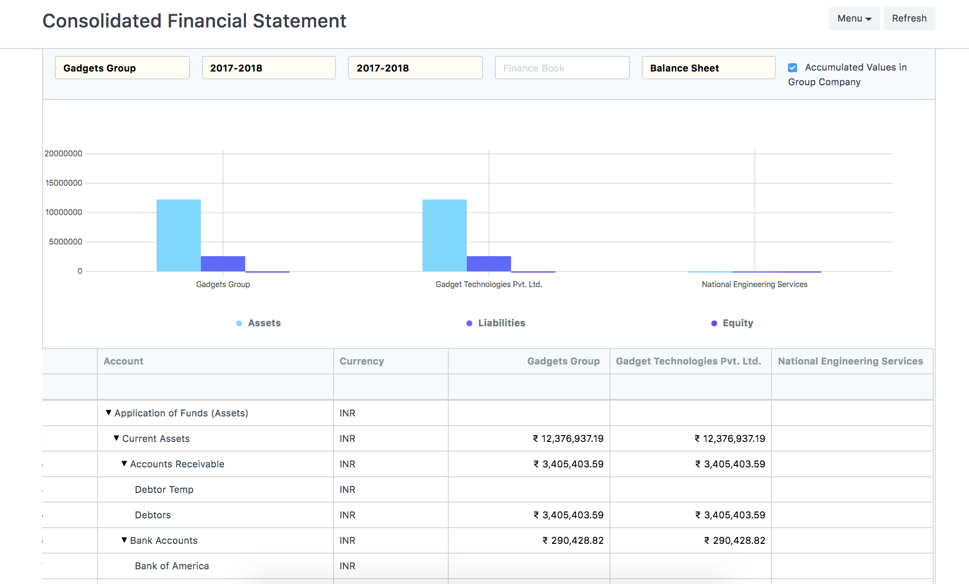 Consolidated Financial Statement