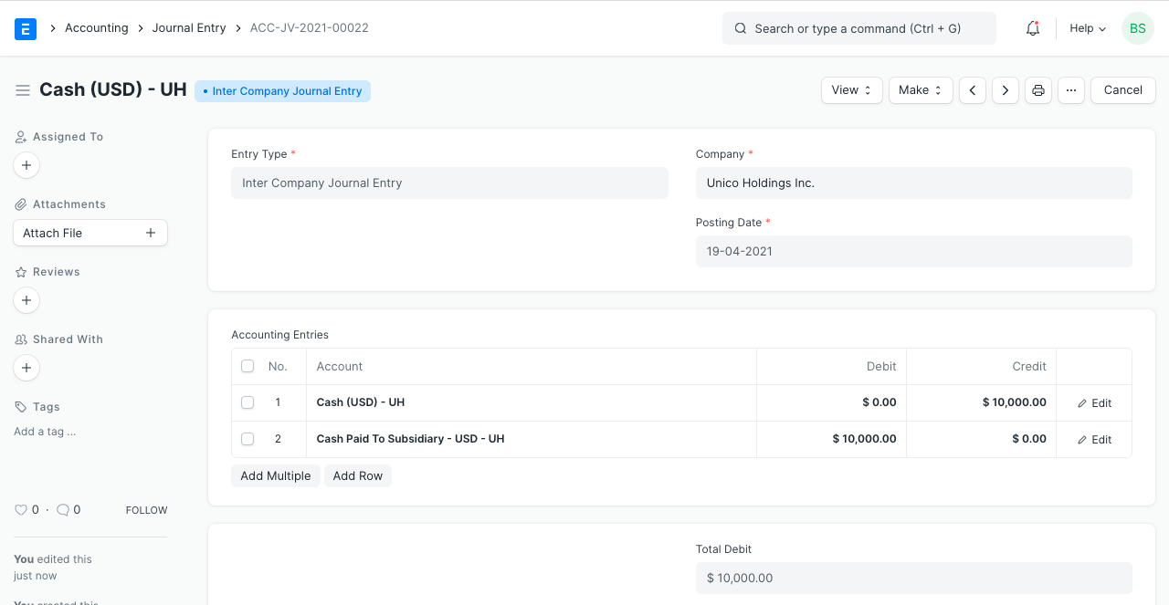 Cross-Company/Inter-company transactions