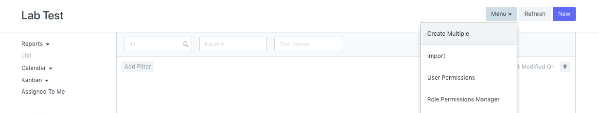 Lab Test Multiple